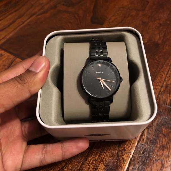 Fossil Lux Luther Threehand Black Watch 